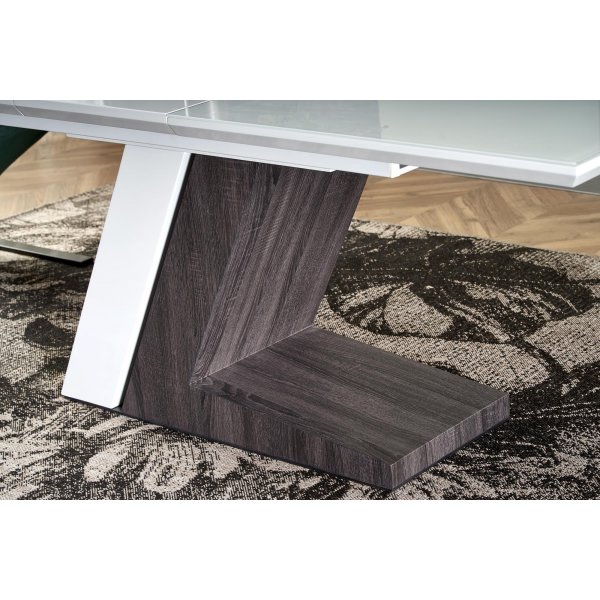 Creed uttrekkbart spisebord 90x160-200 cm - Hvit Creed uttrekkbart spisebord 90x160-200 cm - Hvit