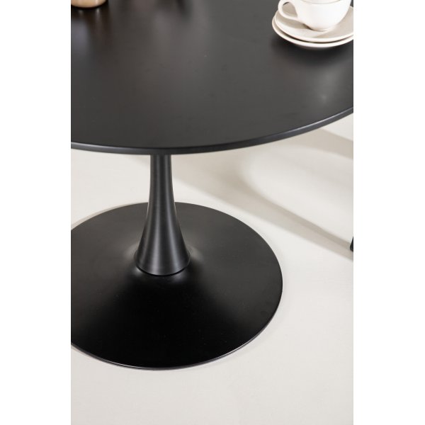 Glade spisebord 100 cm - Sort