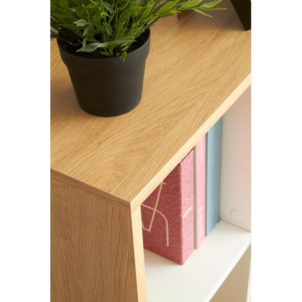 Myles skrivebord - Gull eik/Hvit Myles skrivebord - Gull eik/Hvit