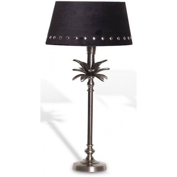 Palmblad Bordlampe 39cm - Old Slv