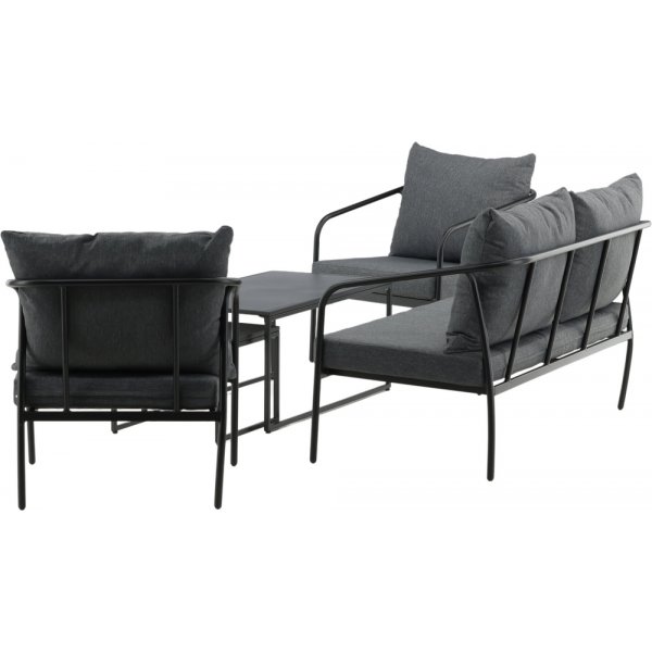Sopot sofagruppe - Sort/Grå Sopot sofagruppe - Sort/Grå