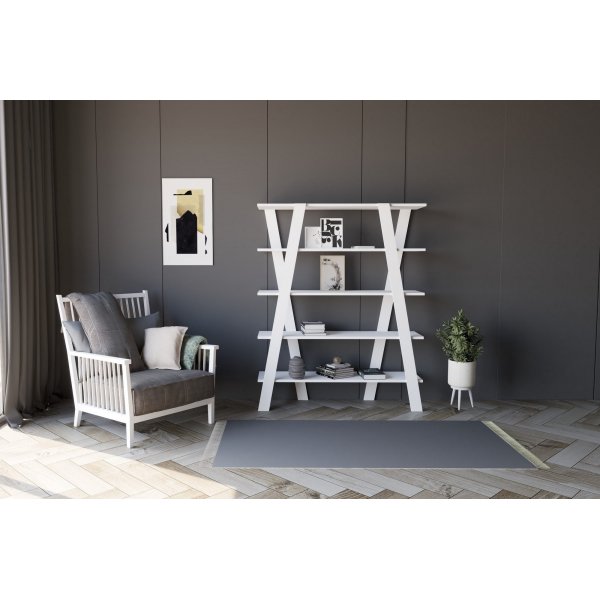 Conde bokhylle - Hvit Conde bokhylle - Hvit