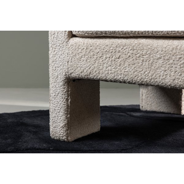 Ragusa lenestol - Hvit bouclé Ragusa lenestol - Hvit bouclé