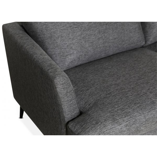 Weekday sofa med åpen ende høyre - Grå (stoff) Weekday sofa med åpen ende høyre - Grå (stoff)
