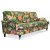 Savoy 3-seters sofa med blomsterstoff - Havanna Green