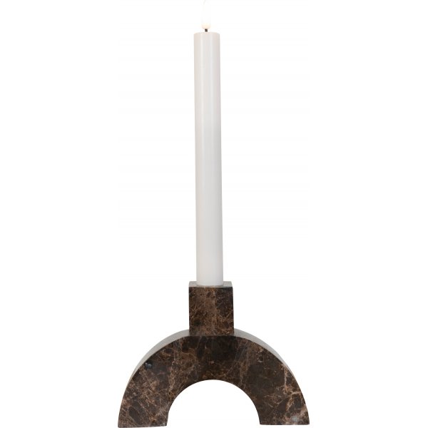 Marma lysestakebue - Brun