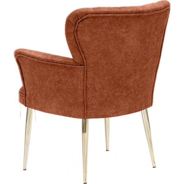 Paris lenestol - Murstein rød/gull Paris lenestol - Murstein rød/gull