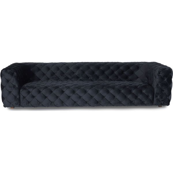 Zeus 4-seters sofa - Svart Zeus 4-seters sofa - Svart