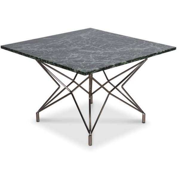 Cliff sofabord 75x75 cm - Grnn/krom