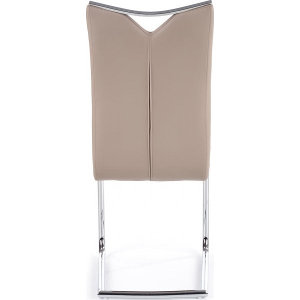 Stol Annmarie - Cappuccino/krom Stol Annmarie - Cappuccino/krom