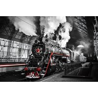Glassbilde Locomotive - 120x80 cm Glassbilde Locomotive - 120x80 cm