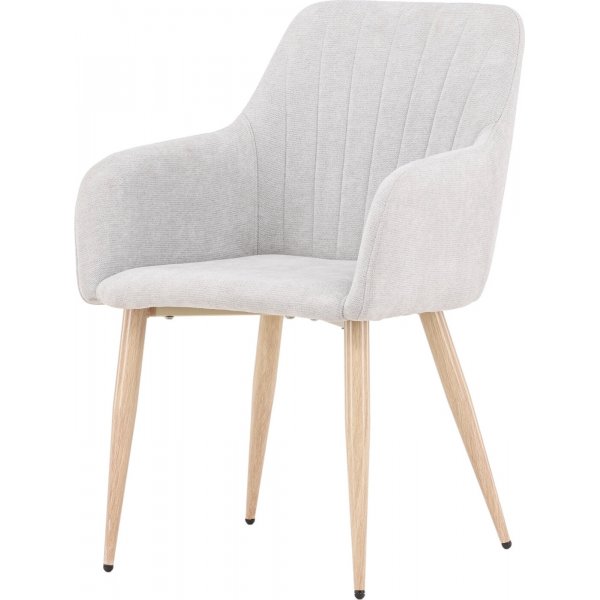 Komfort spisestuestol - Lys grå Komfort spisestuestol - Lys grå