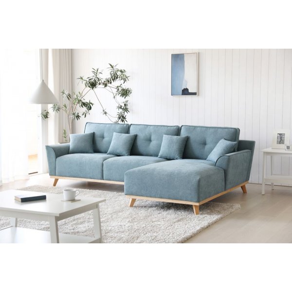 Classic divansofa - Lyseblå Classic divansofa - Lyseblå