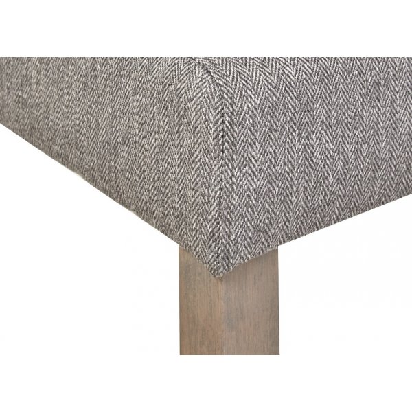 Axel spisestol - Gr (stoff) / Antikkgr ben