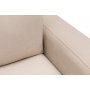Berlin divan sofa med treben hyre - Krem