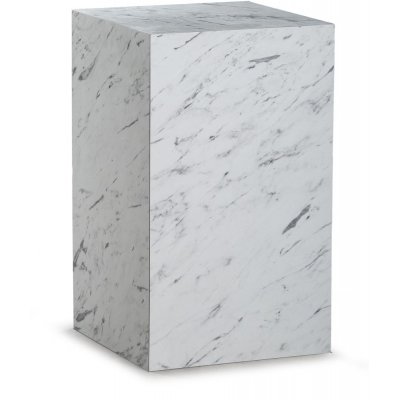 Stone sidebord - Hvit marmor (laminat)