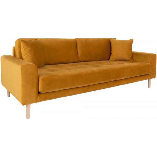 Lido 3-seters sofa - Gul Lido 3-seters sofa - Gul