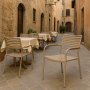 Stabelbar utestol beige - Pino