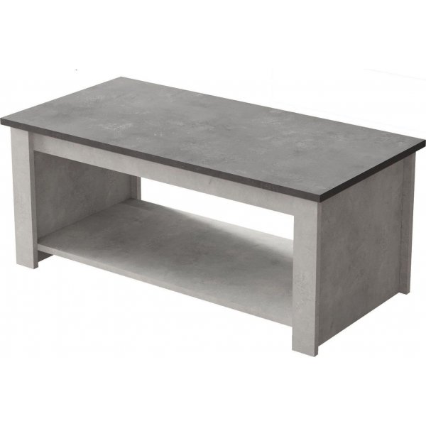 Luvio salongbord 14 - Slv/antrasitt