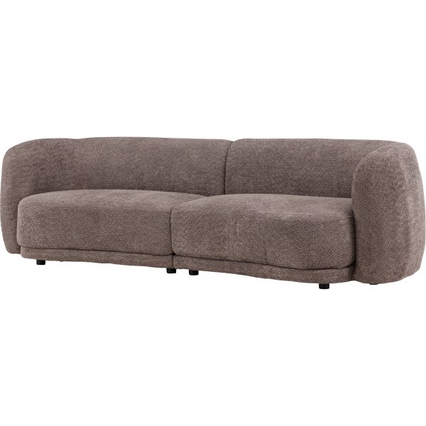 Cielo 3-seters sofa - Brun boucle Cielo 3-seters sofa - Brun boucle