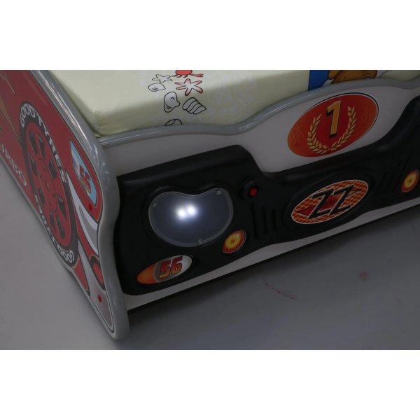 Zigzak racing bil barneseng - 80x160 cm Zigzak racing bil barneseng - 80x160 cm