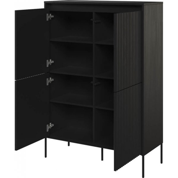 Trendskap H140 cm - Sort Trendskap H140 cm - Sort