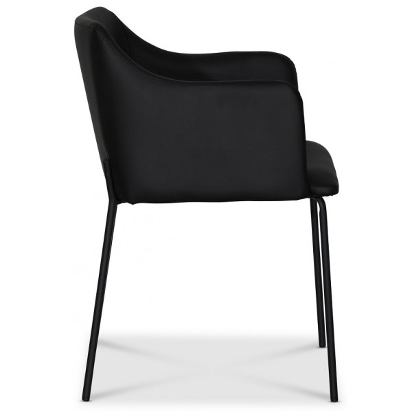 New York lenestol - Svart PU + Flekkfjerner for mbler