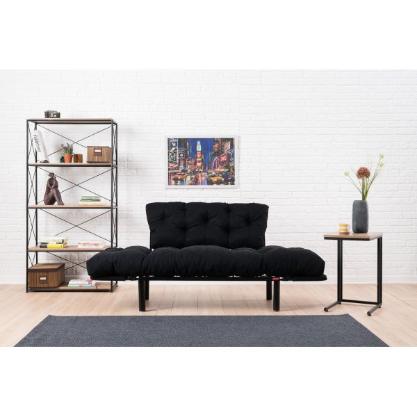 Nitta 2-seters sovesofa - Svart Nitta 2-seters sovesofa - Svart