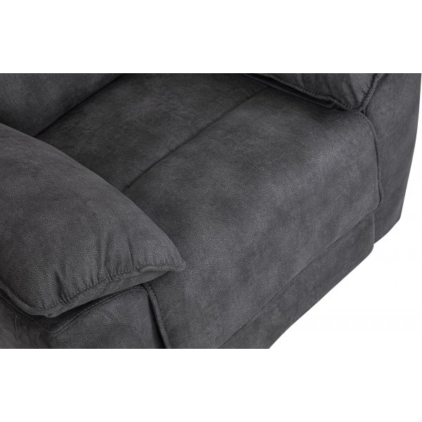 Coventry elektrisk hvilestol grå mikrofiber Coventry elektrisk hvilestol grå mikrofiber