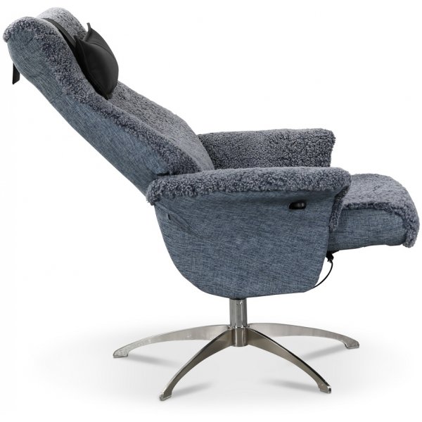 Ullrik lenestol i fåreskinn - Grått fåreskinn Ullrik lenestol i fåreskinn - Grått fåreskinn