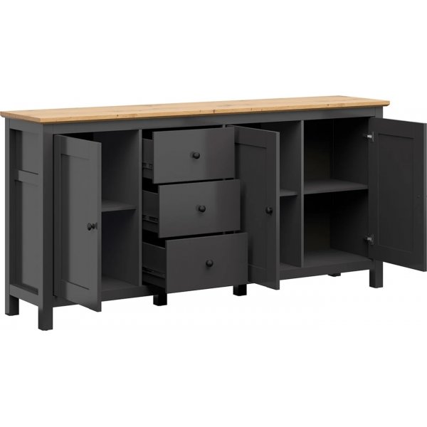 Hesen skjenk 199 cm - Grafitt Hesen skjenk 199 cm - Grafitt