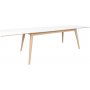 K�benhavn Spisebord - Hvit/Natur - 195/285x90