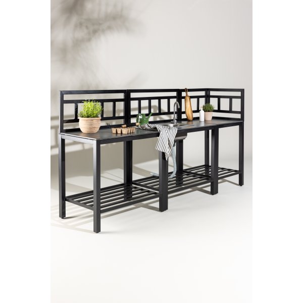 Utekjøkken komplett svart - Alicante Utekjøkken komplett svart - Alicante