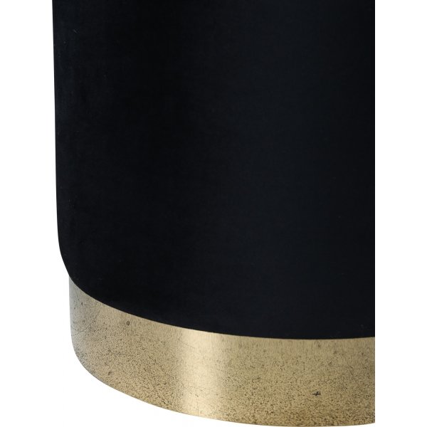 Remi sittepuff - Svart fløyel Remi sittepuff - Svart fløyel