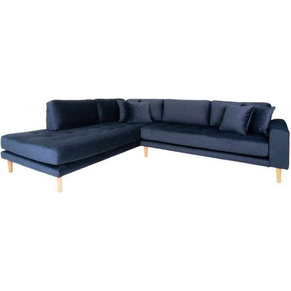 Lido Hjrnesofa med pen finish - Bl