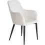 Karmstol Paolo - Svart / Beige Manchester