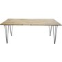 Spisebord Annelie 200 cm - Svart / Naturtre
