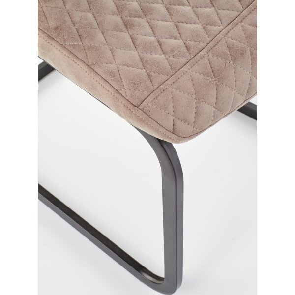 Floretta spisestol - Mørk beige/svart Floretta spisestol - Mørk beige/svart