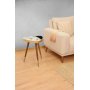 Liny sidebord, trekant - Flerfarget