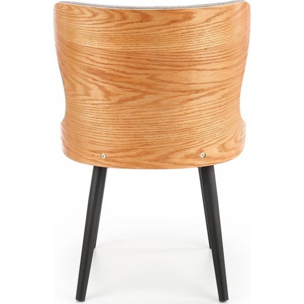 Cadeira spisestuestol 452 - Grå/tre Cadeira spisestuestol 452 - Grå/tre