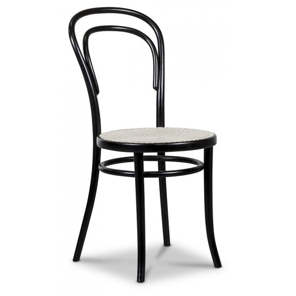 Rosvik spisegruppe grått rundt bord med 4 st Thonet stoler - Grå / Svarte Rosvik spisegruppe grått rundt bord med 4 st Thonet stoler - Grå / Svarte