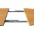 Fresno spisebord 150-210 cm - Eik/sort
