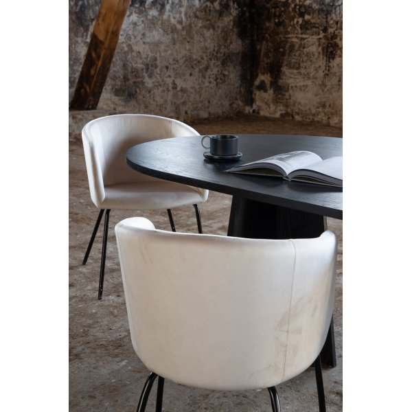 Bootcut spisebord 230 x 115 cm - Sort Bootcut spisebord 230 x 115 cm - Sort