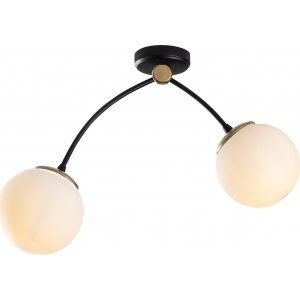 Chromozom taklampe 1001 - Hvit/svart