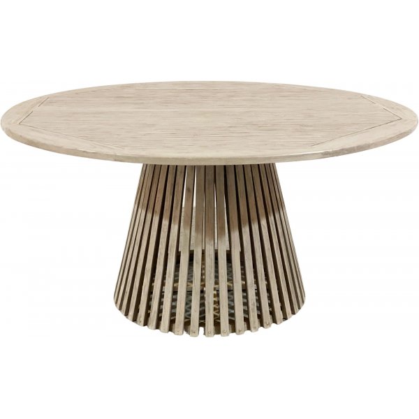 Salt rundt kjegleformet spisebord D150 cm - Gr teak
