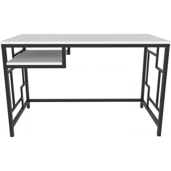 Kennesaw skrivebord 120 x 60 cm - Sort/hvit Kennesaw skrivebord 120 x 60 cm - Sort/hvit
