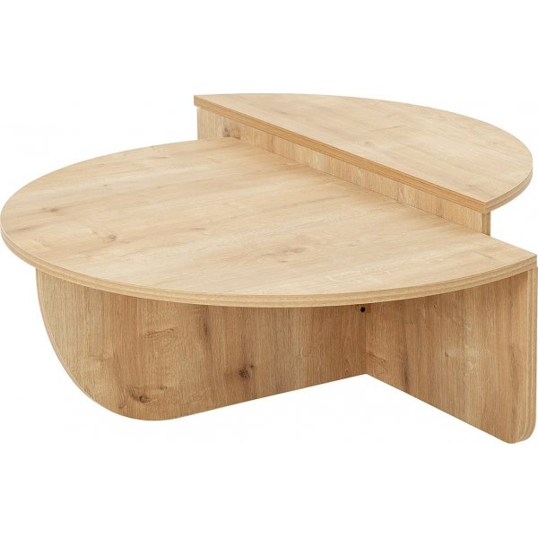Podium salongbord 90 x 90 cm - Safir eik