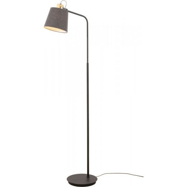 Gulvlampe Geilo - Svart/tre