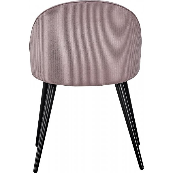 Alice spisestol - Rosa kordflyel