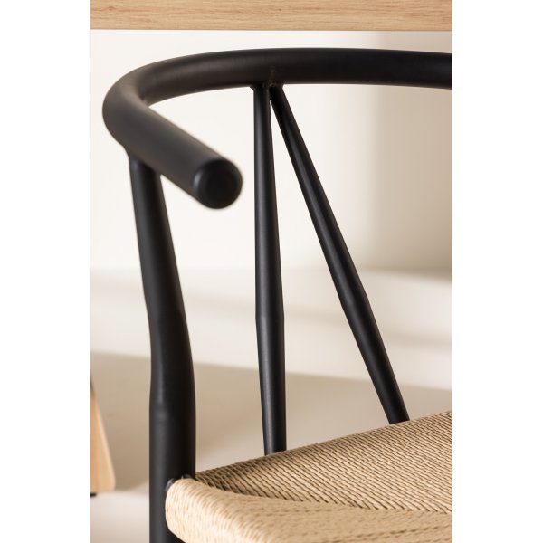 Alfons spisestol - Beige/svart Alfons spisestol - Beige/svart